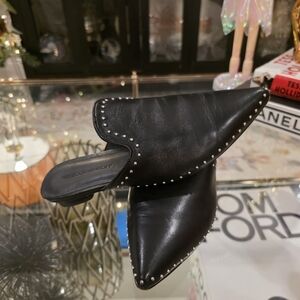 Rebecca Minkoff Black Studded Mules